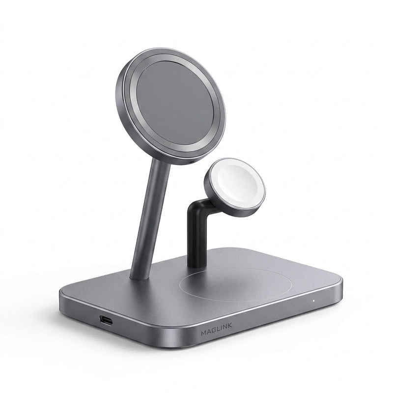 MAGLINK TrioDock 3-in-1 magnetic charging station